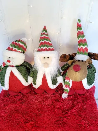 Pack 3 Muñecos  Navidad 95 cm