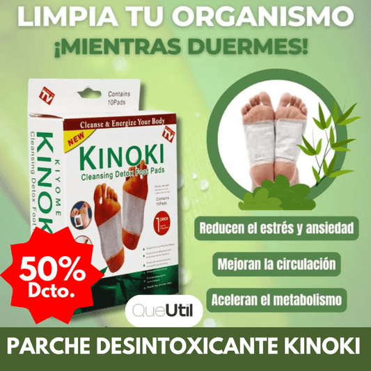 Pack Ahorro: 5 Cajas de Parches Desintoxicantes Kinokis (50 Unidades)