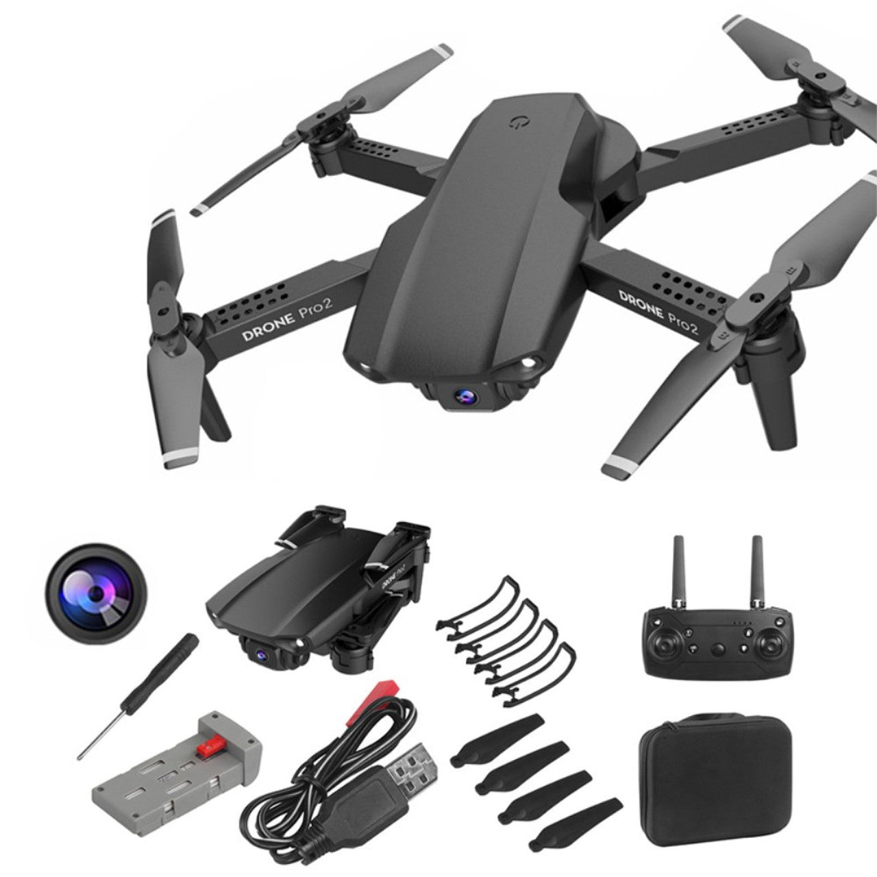 DRONE E88 CON CAMARA FULL HD