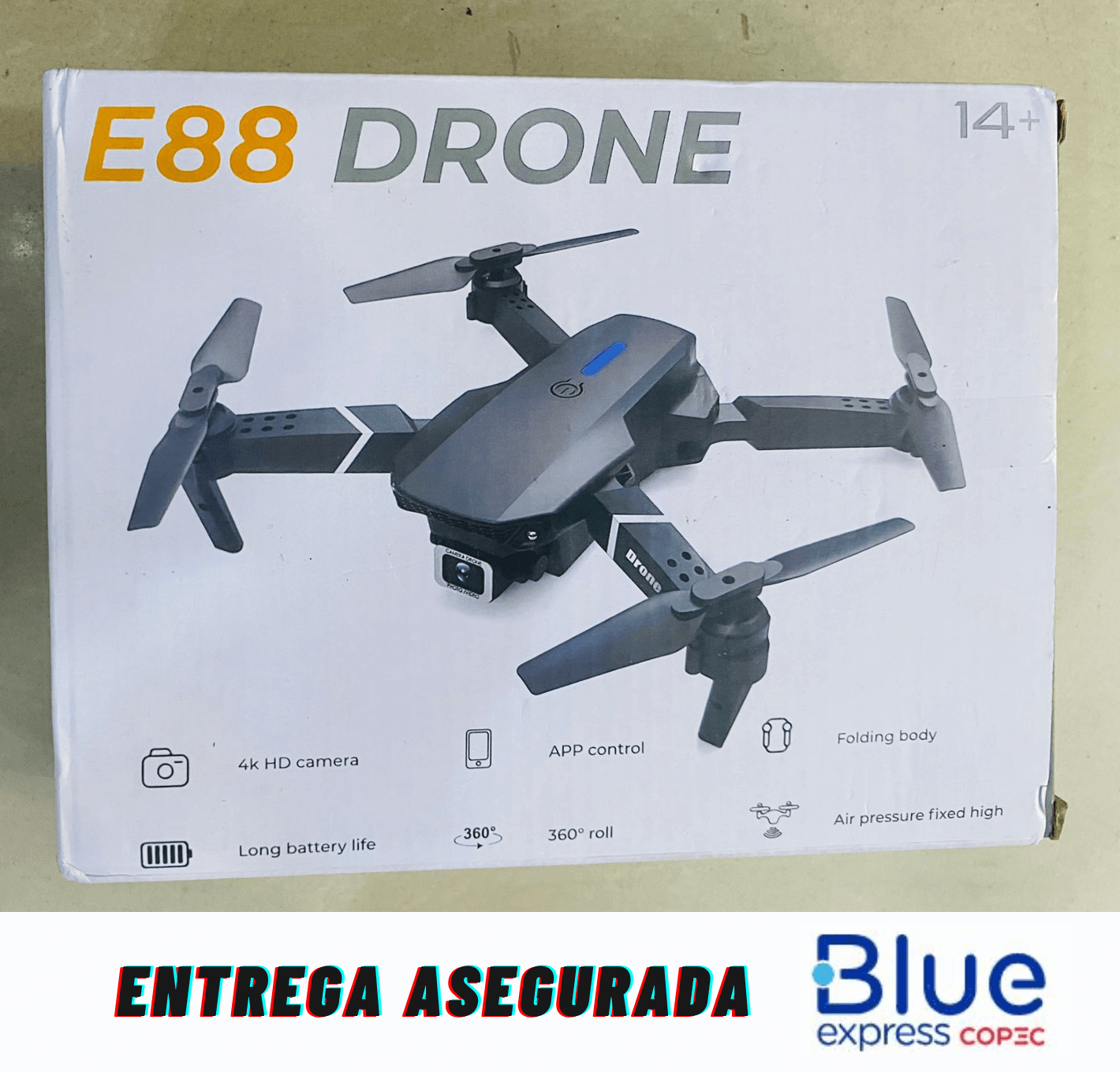 DRONE E88 CON CAMARA FULL HD